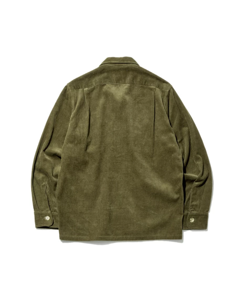 Battenwear Men's Olive Corduroy Five Pocket Canyon Shirt