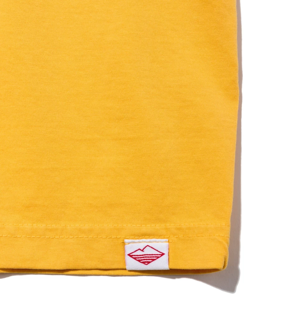 Battenwear Men's Mustard Team Short Sleeve Pocket T-Shirt