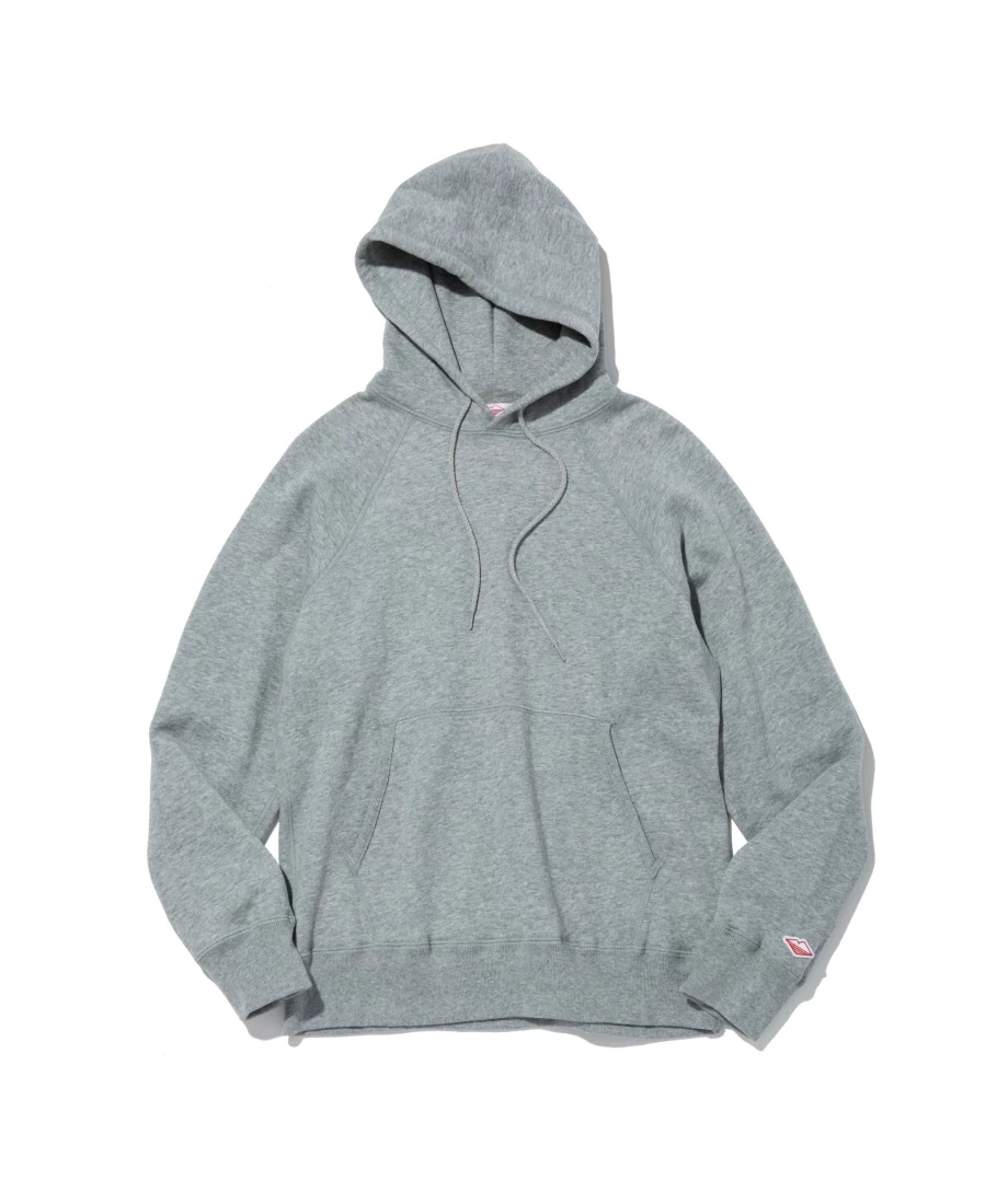 Battenwear Men's Reach-Up Hoody in Heather Grey - Lightweight Pullover Sweatshirt
