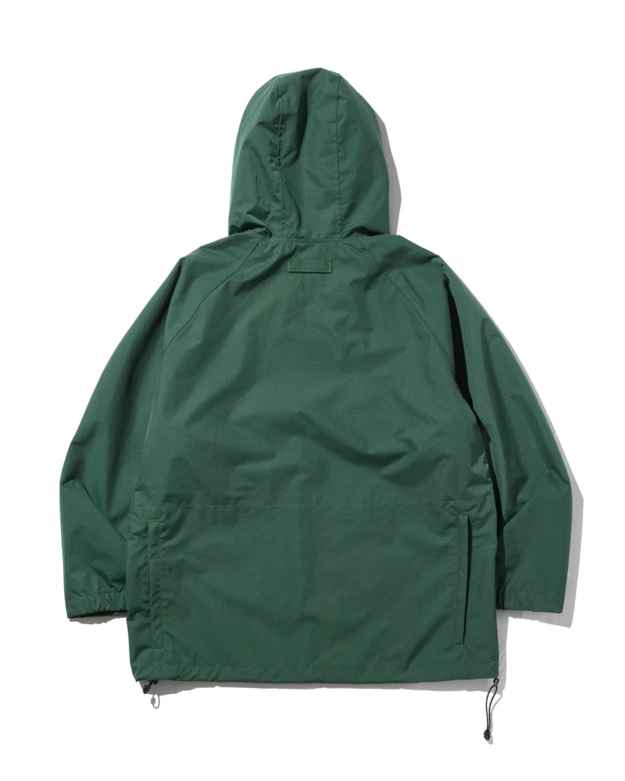 Battenwear Men's Scout Anorak Jacket in Green - Lightweight Outdoor Pullover