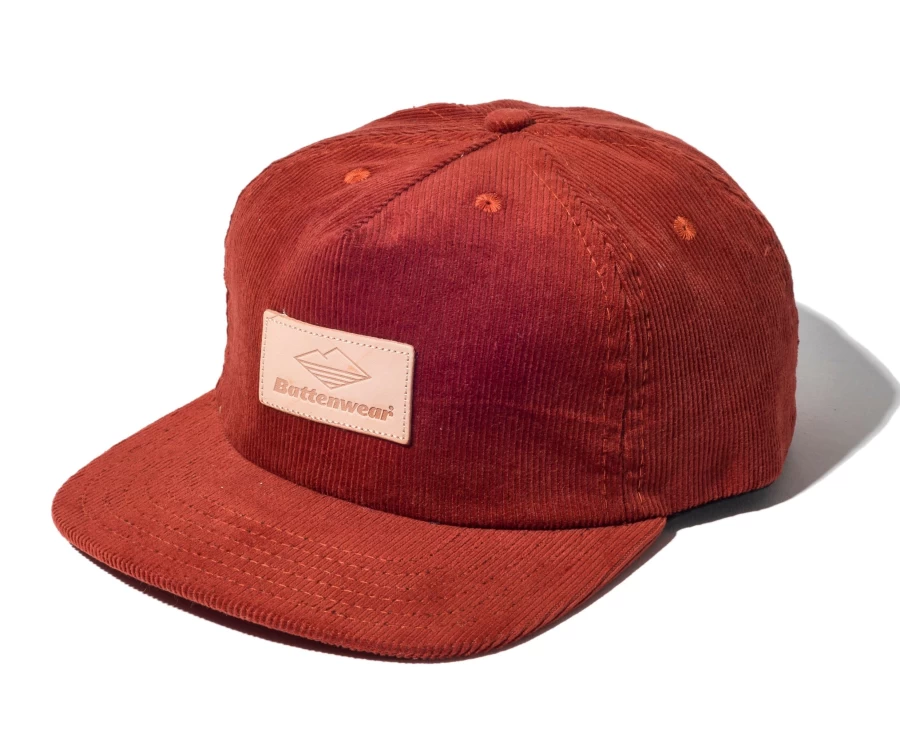 Battenwear Men's Rust Club Cap - Vintage Style Baseball Hat for Men