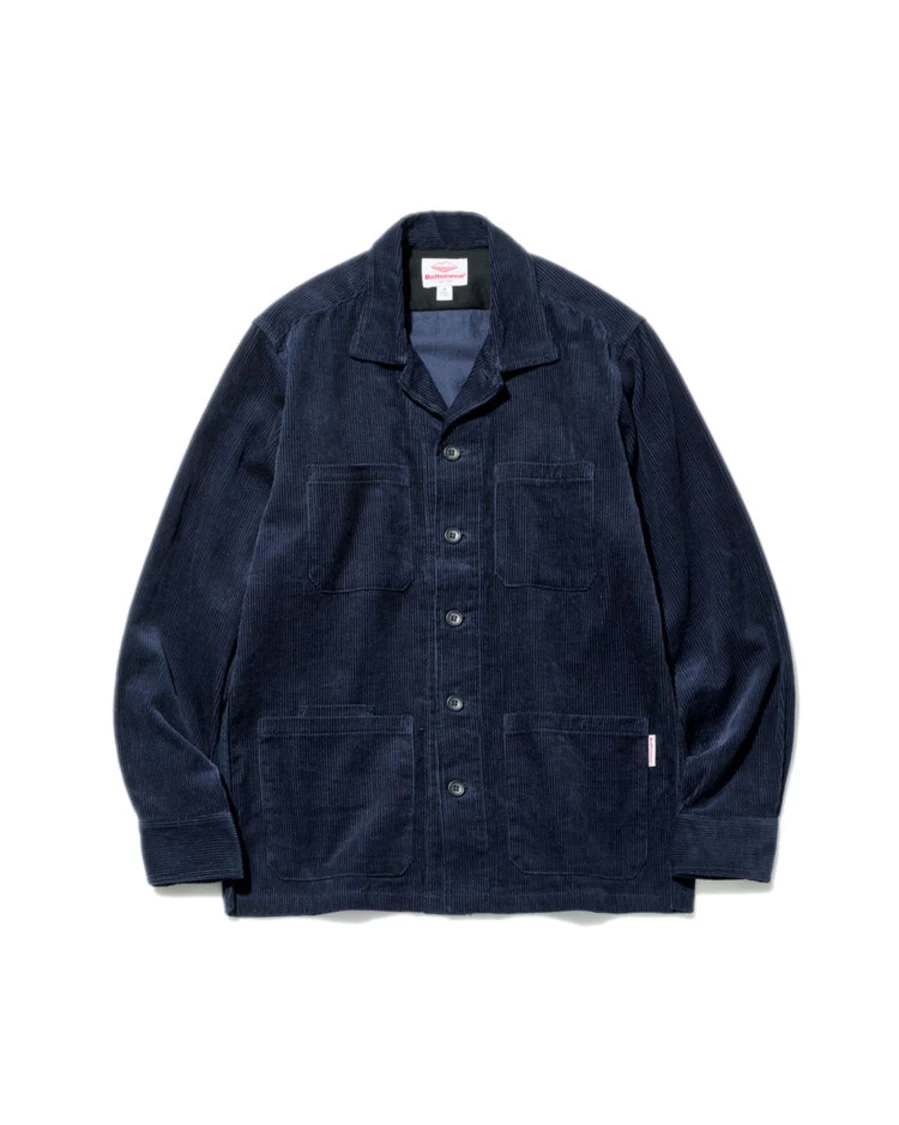 Battenwear Men's Navy Corduroy Five Pocket Canyon Shirt