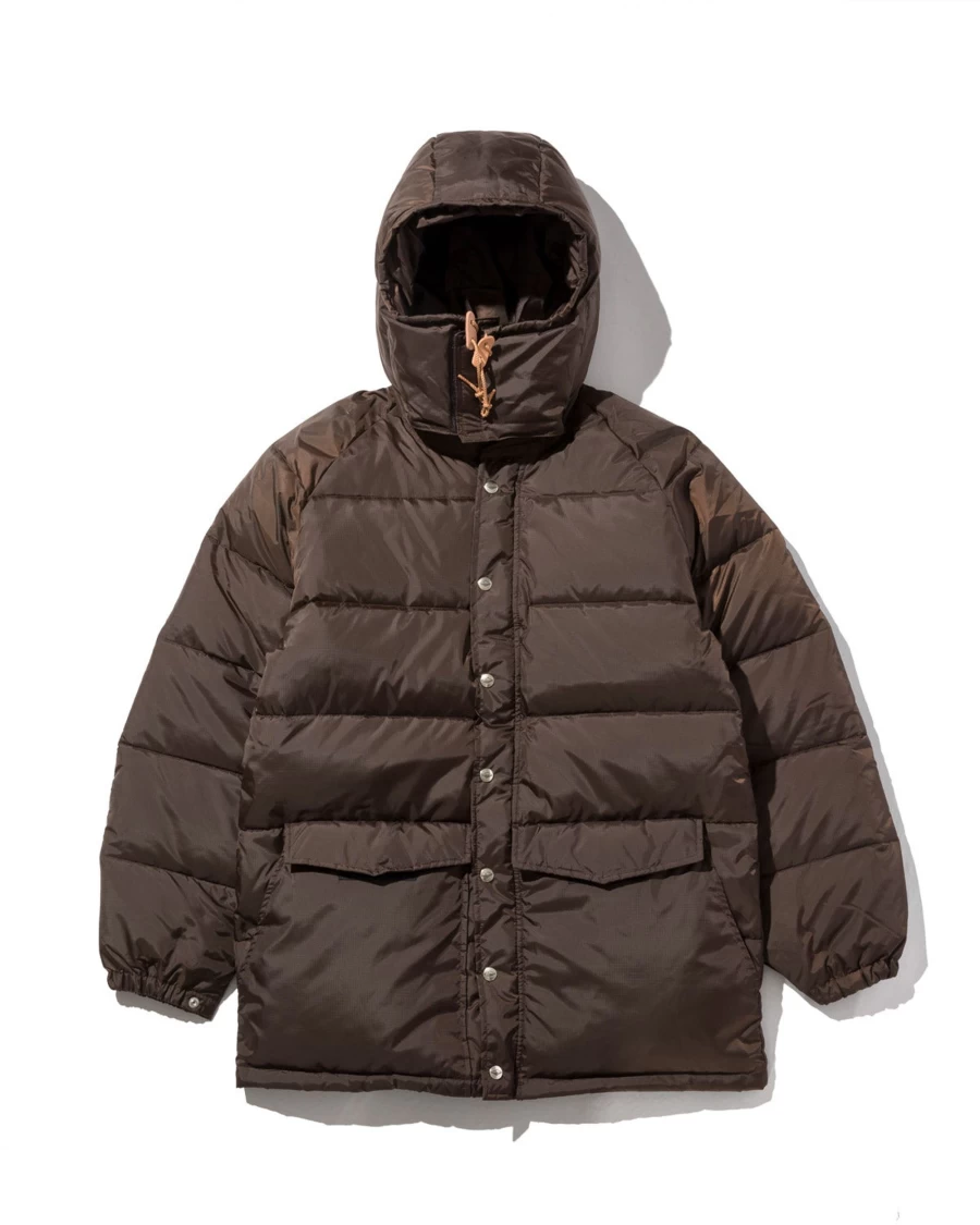 Battenwear Men's Dark Brown Batten-Down Parka V.2 Water-Resistant Winter Jacket