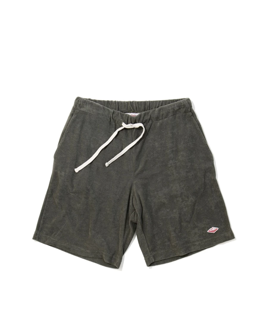Battenwear Men's Olive Lounge Shorts - Comfortable Casual Relaxed Fit