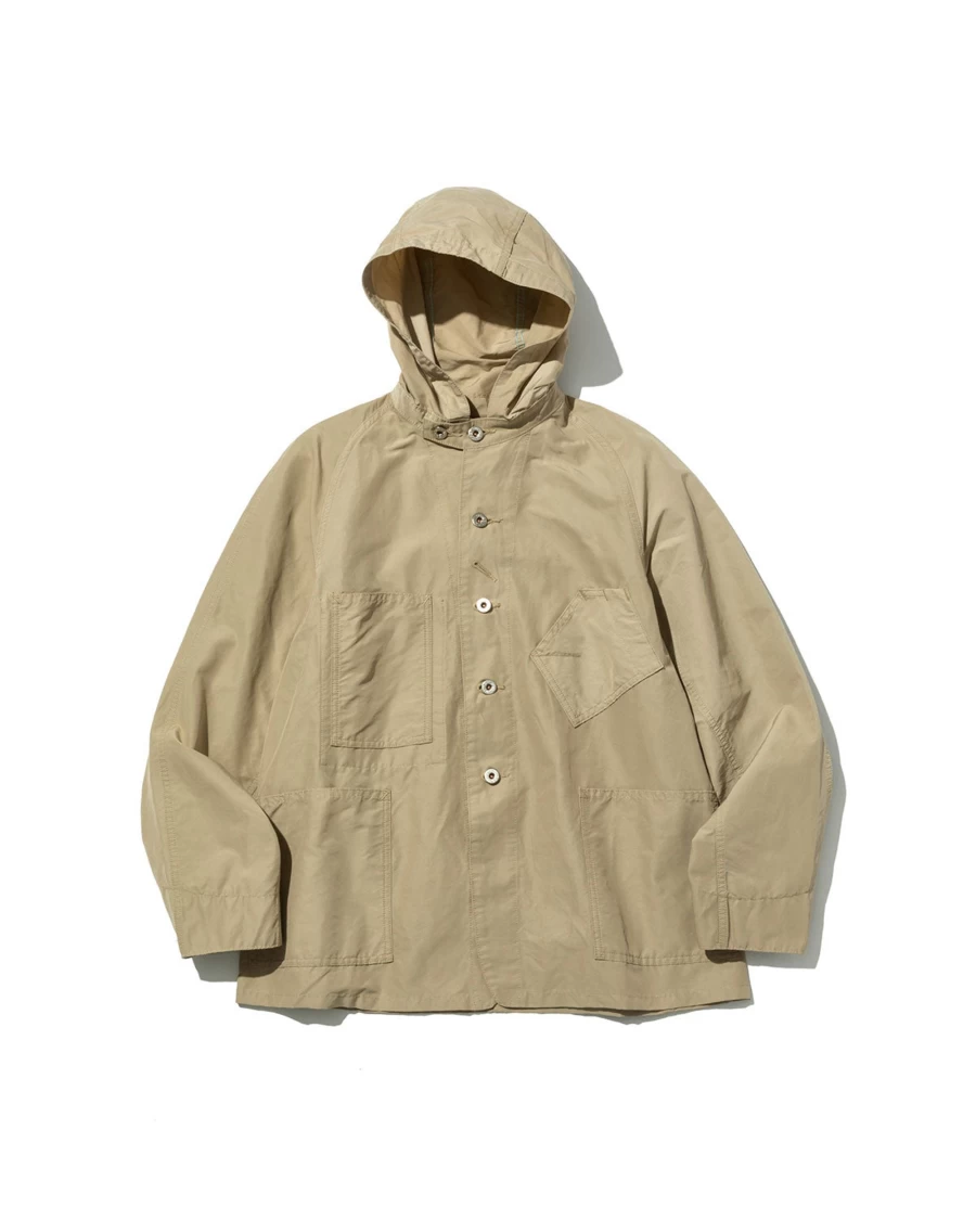 Battenwear Men's Sweetbear Hooded Sweatshirt in Beige