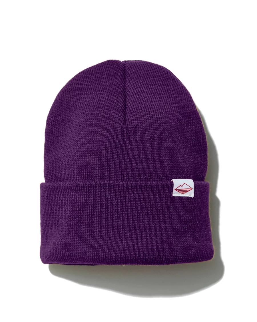 Battenwear Men's Purple Watch Cap V.2 - Classic Winter Beanie for Men