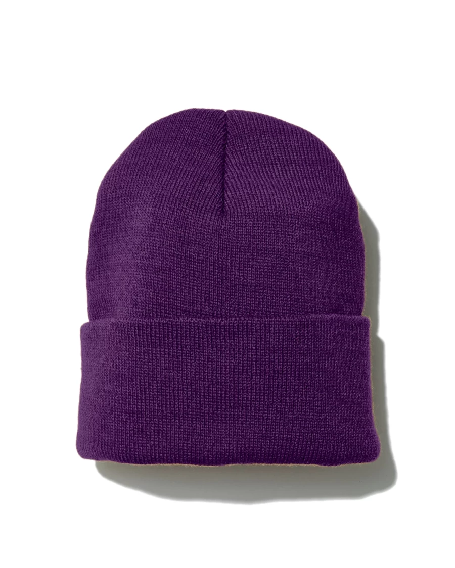 Battenwear Men's Purple Watch Cap V.2 - Classic Winter Beanie for Men
