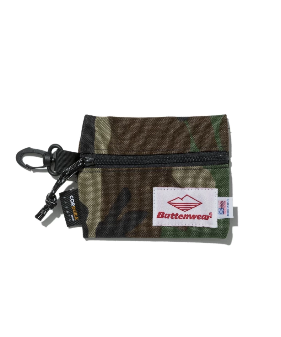 Battenwear Men's Camo Small Zip Pouch - Compact & Durable Utility Bag