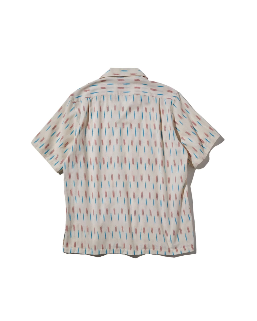 Battenwear Men's Bone Ikat Five Pocket Island Shirt - Classic Casual Wear
