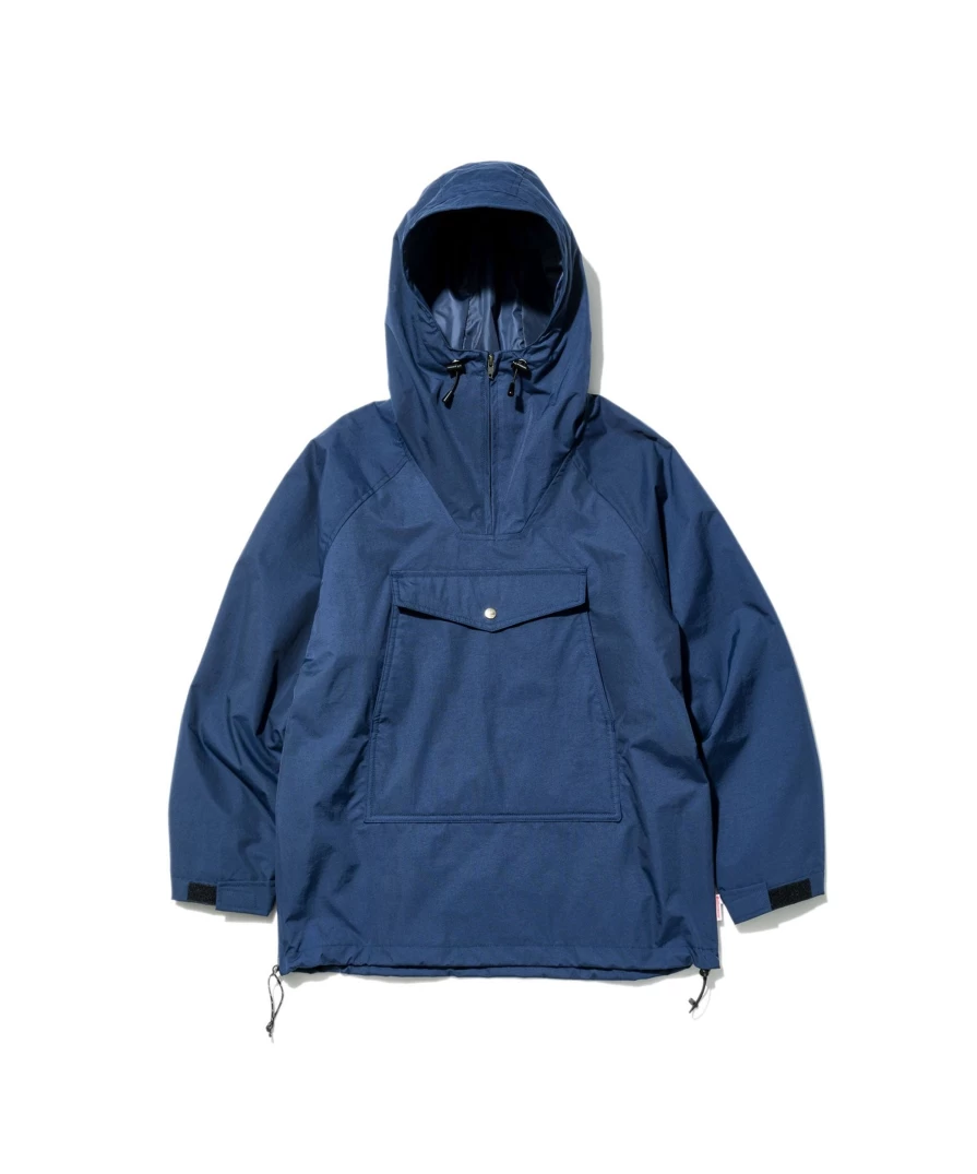 Battenwear Men's Scout Anorak Jacket in Navy - Lightweight Water-Resistant Outdoor Coat