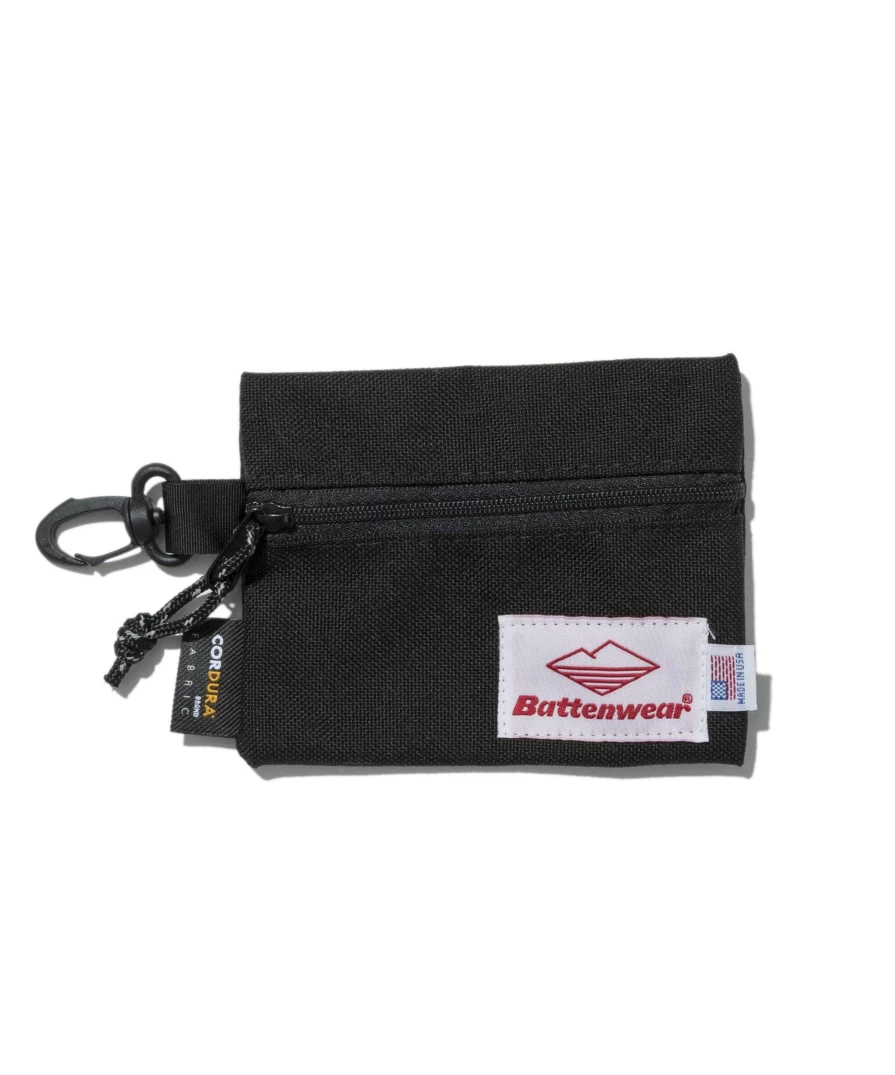 Battenwear Men's Black Small Zip Pouch - Compact & Durable Carryall