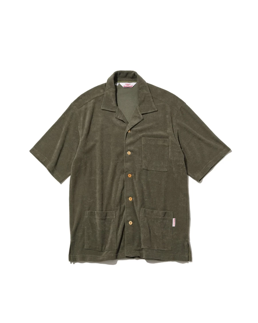 Battenwear Men's Olive Lounge Shirt - Comfortable Casual Wear