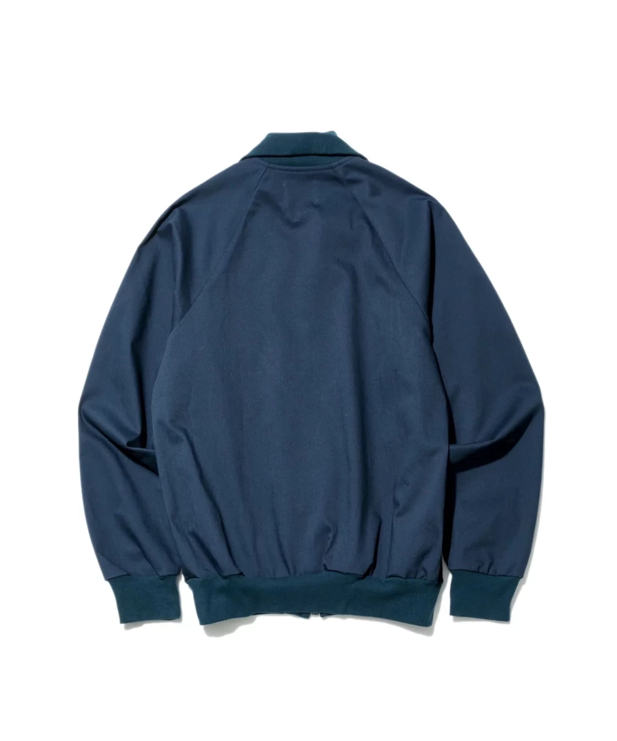 Battenwear Men's Navy Track Jacket - Lightweight Athletic Running Top