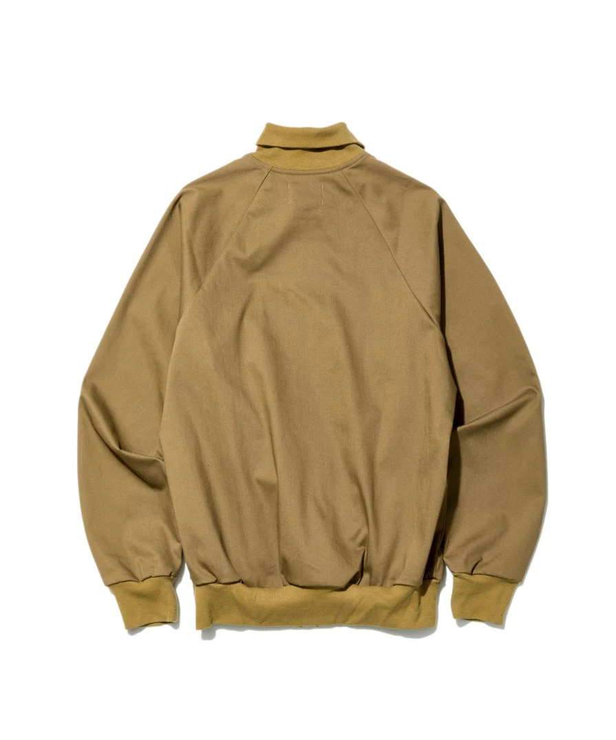 Battenwear Men's Khaki Track Jacket - Lightweight Athletic Running Top