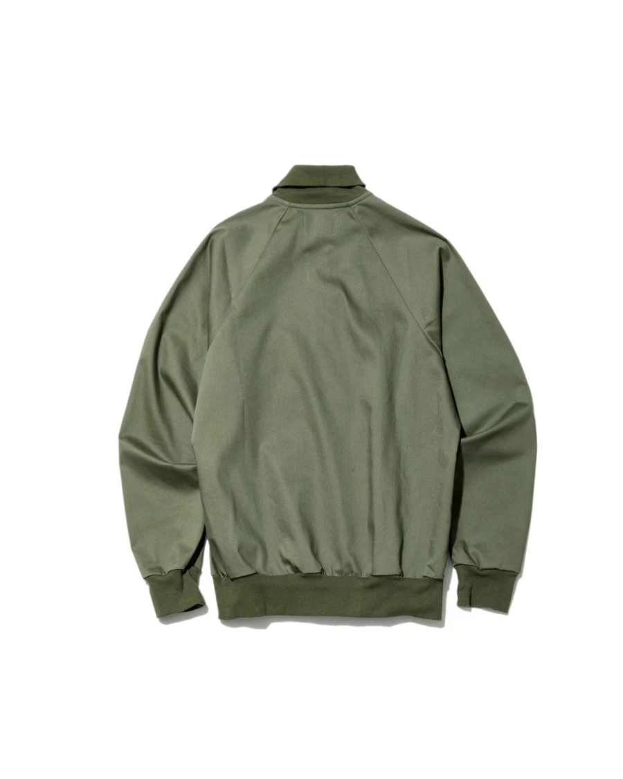 Battenwear Men's Olive Track Jacket - Lightweight Athletic Zip-Up Style