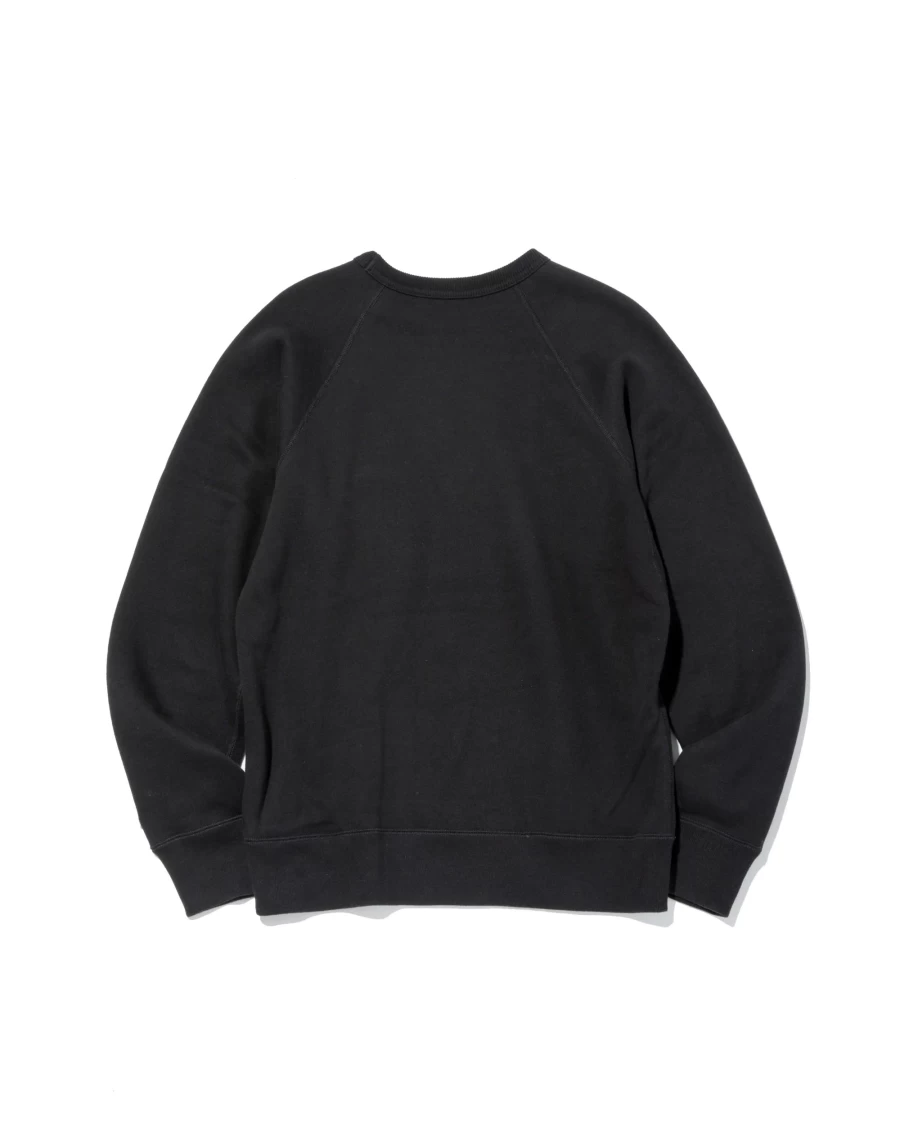 Battenwear Men's Black Reach-Up Sweatshirt - Casual Pullover Hoodie