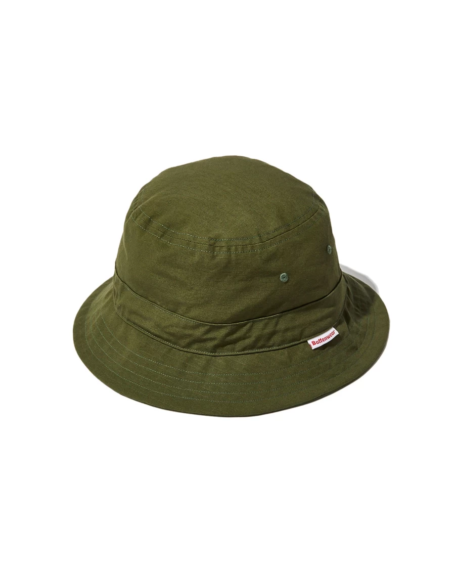 Battenwear Men's Camp Crusher Jacket in Olive Drab Ripstop - Lightweight Outdoor Essential