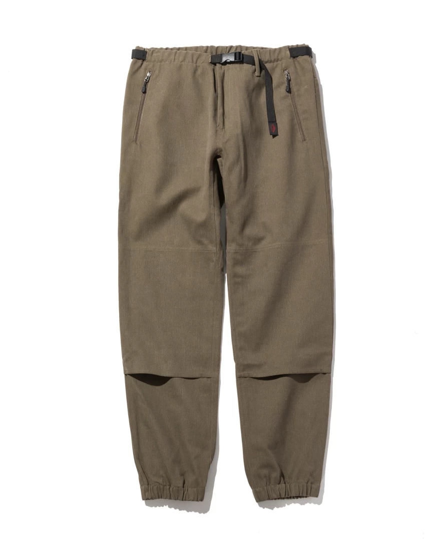 Battenwear Men's Brushed Olive Bouldering Climbing Pants for Outdoor Adventure