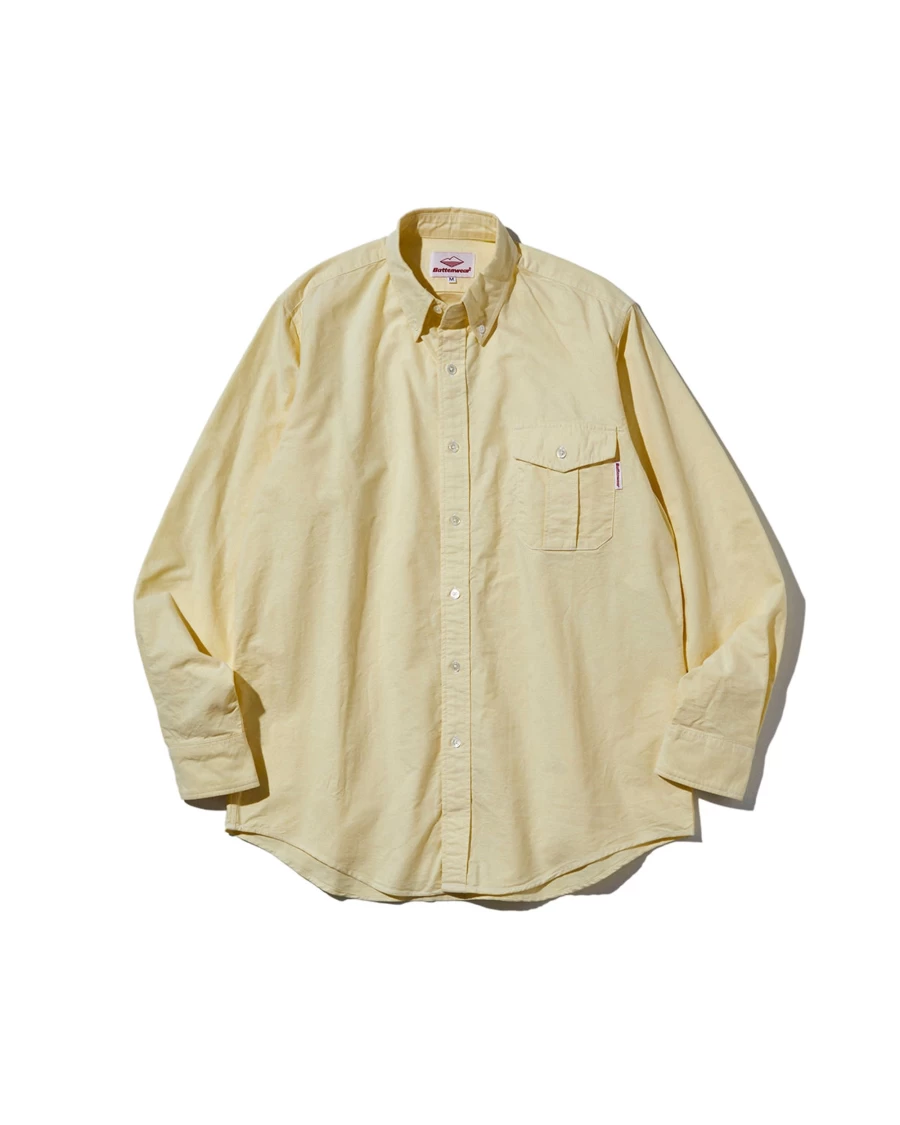 Battenwear Men's Yellow BD Scout Shirt - Classic Casual Top for Outdoor Style