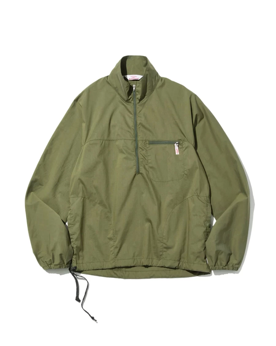Battenwear Men's Olive Packable Windstopper Jacket - Lightweight & Weather-Resistant