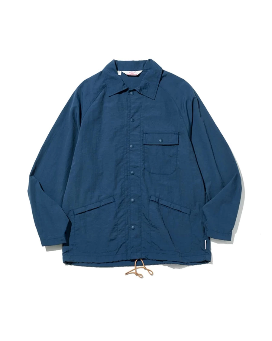 Battenwear Men's Beach Breaker Jacket in Navy - Lightweight Water-Resistant Coastal Outerwear