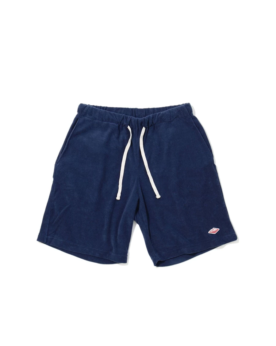Battenwear Men's Navy Lounge Shorts - Comfortable Casual Relaxed Fit
