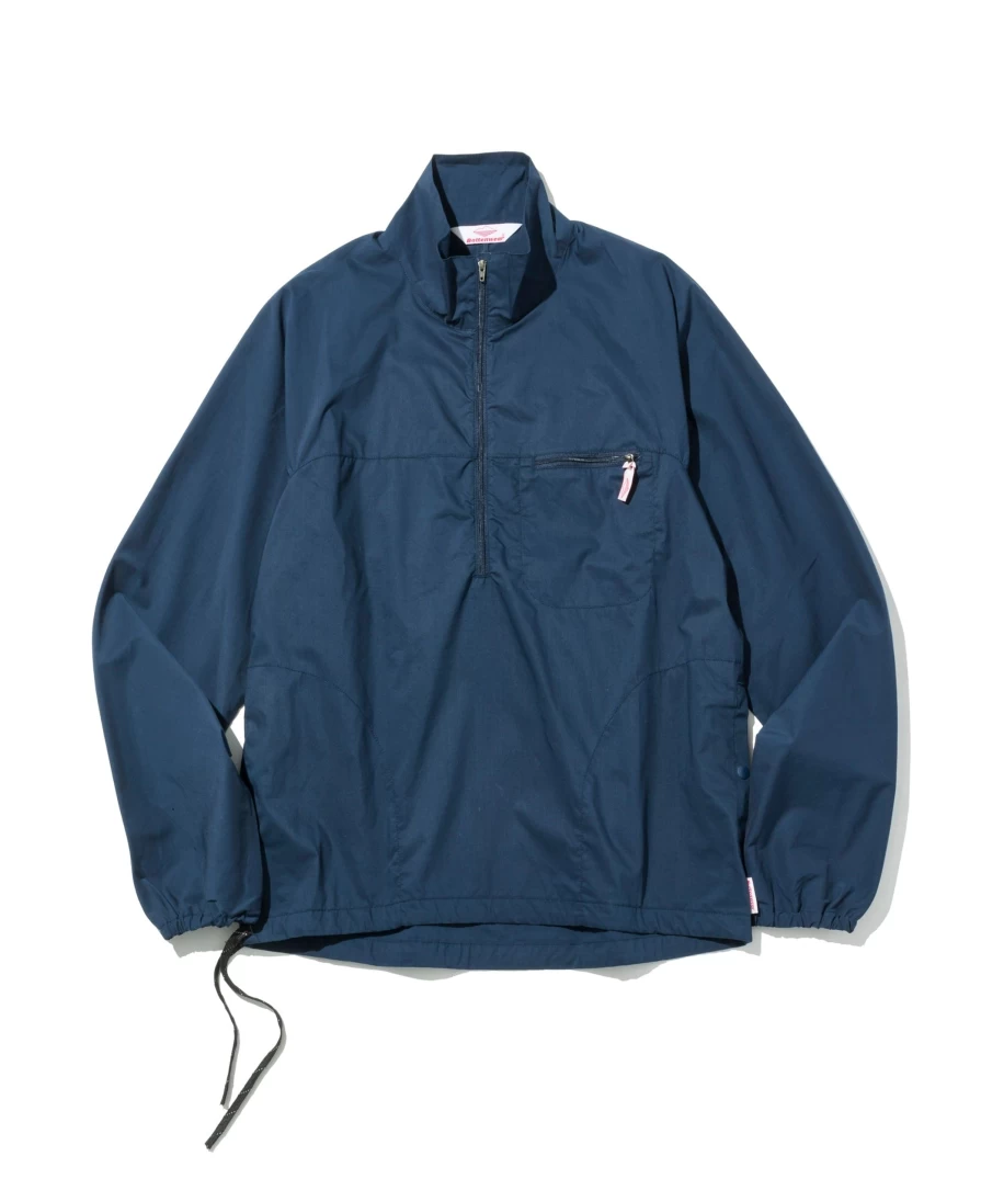 Battenwear Men's Navy Packable Windstopper Jacket for Outdoor Protection