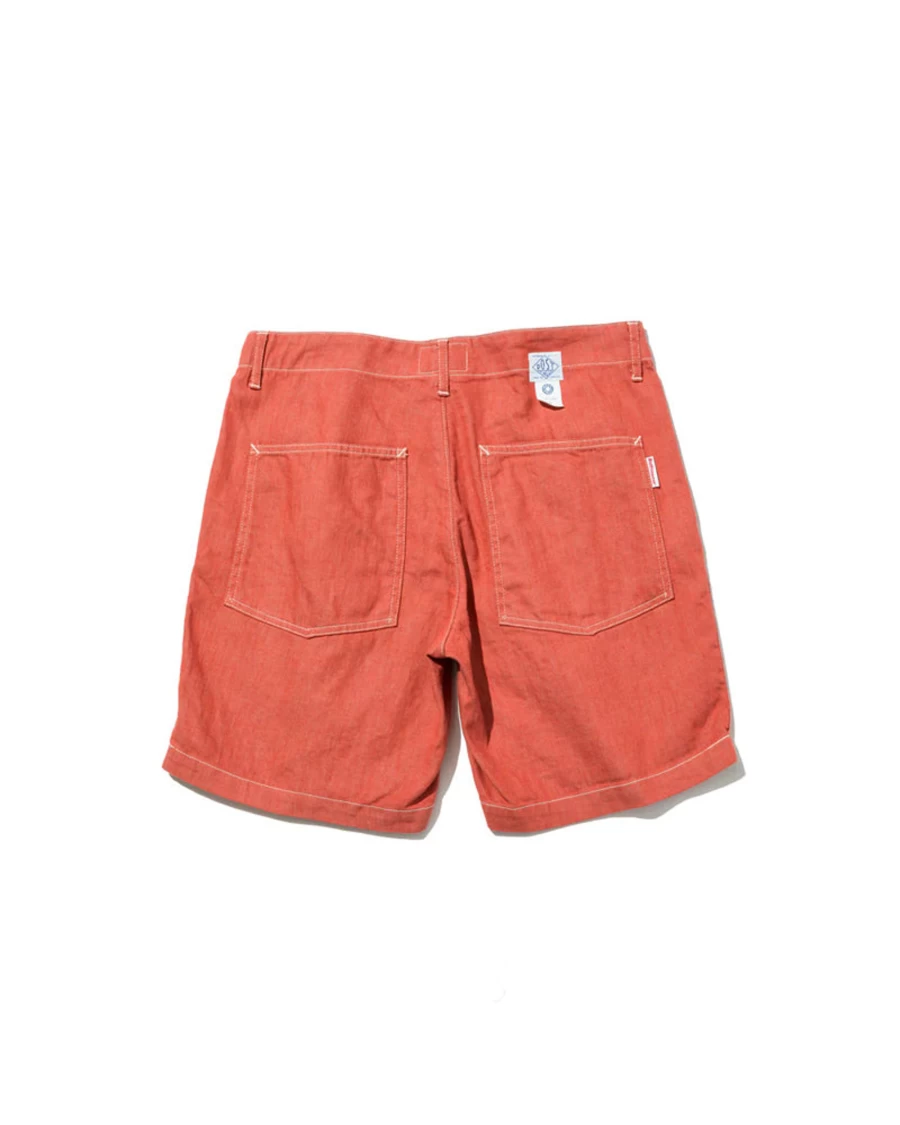 Battenwear Men's New Maker Shorts - Post O'Alls/Salmon Casual Wear