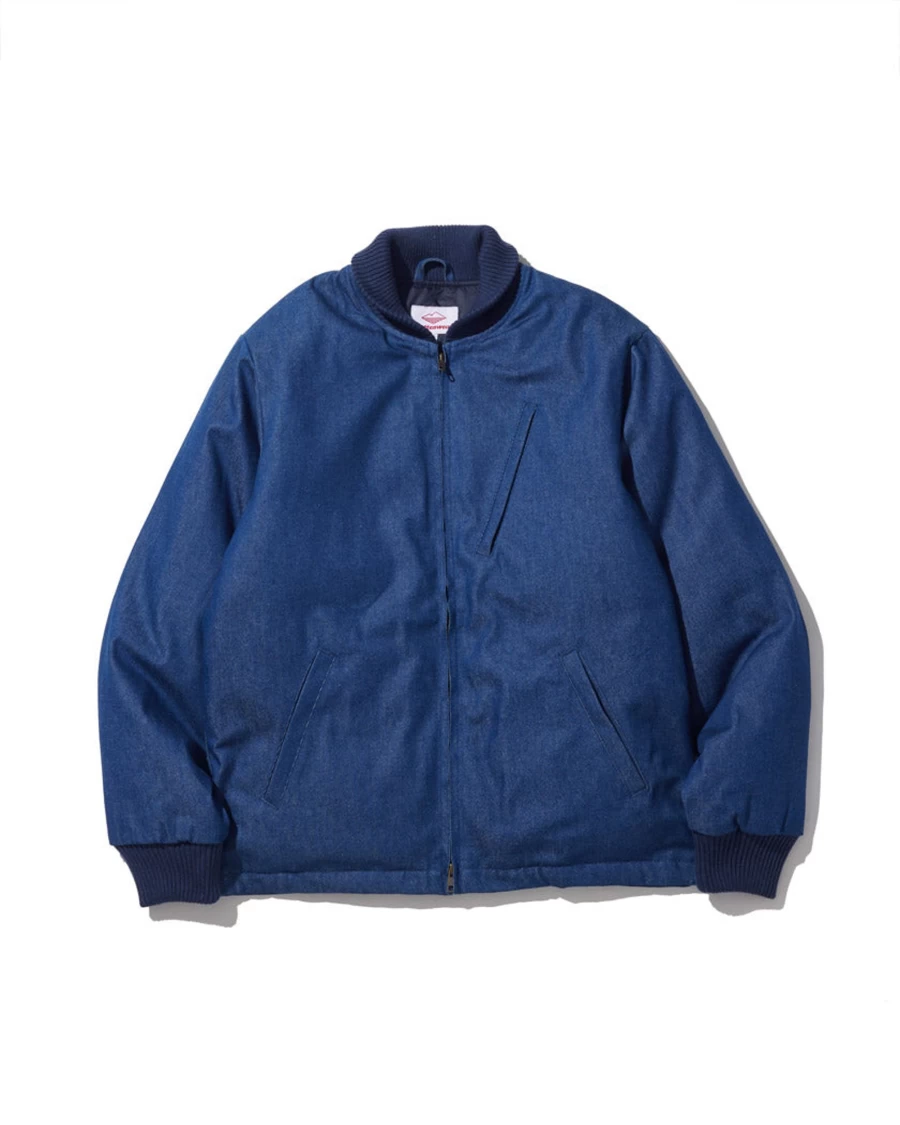 Battenwear Men's Light Indigo Batten-Down Deck Jacket V.2 - Waterproof Outdoor Coat