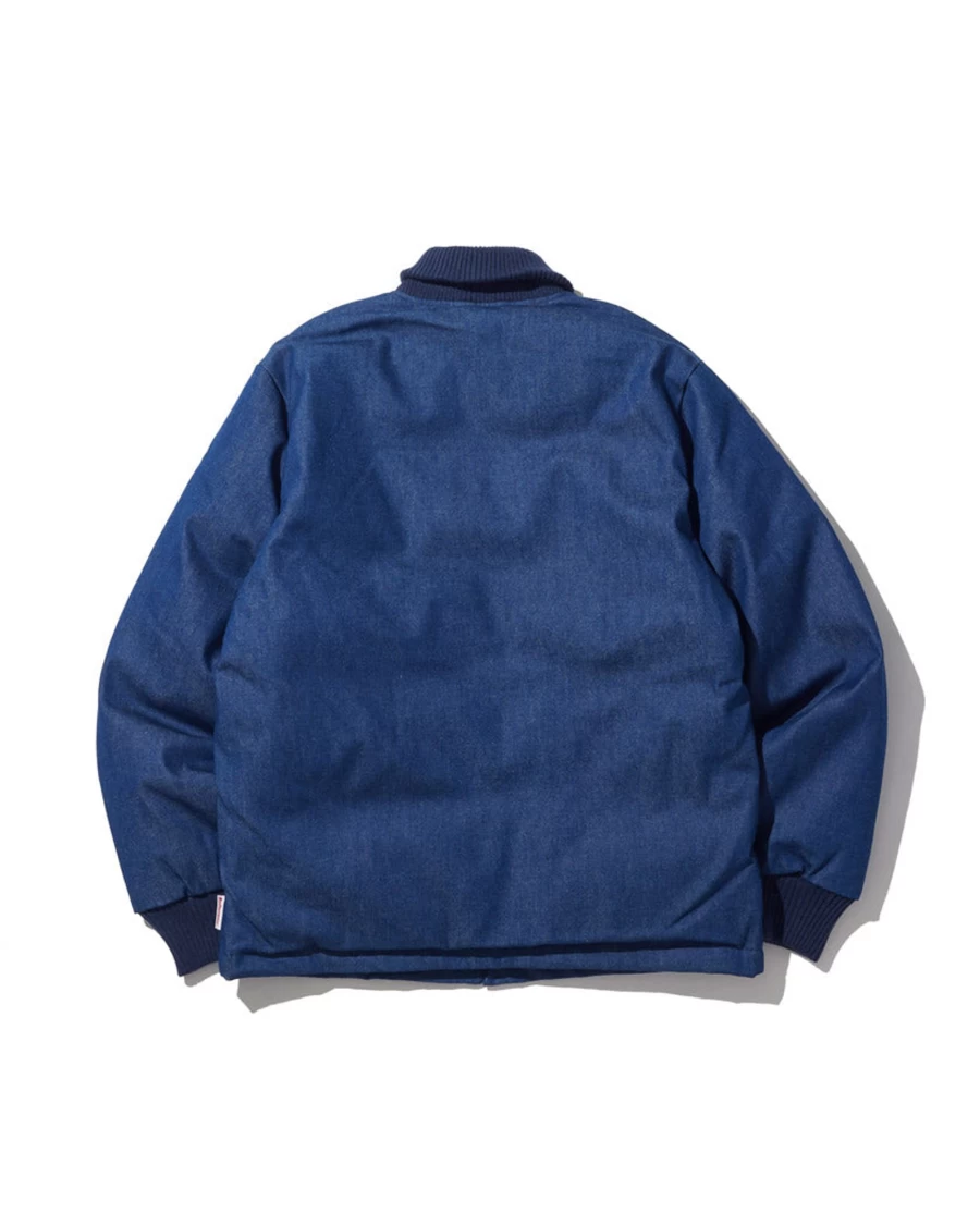 Battenwear Men's Light Indigo Batten-Down Deck Jacket V.2 - Waterproof Outdoor Coat