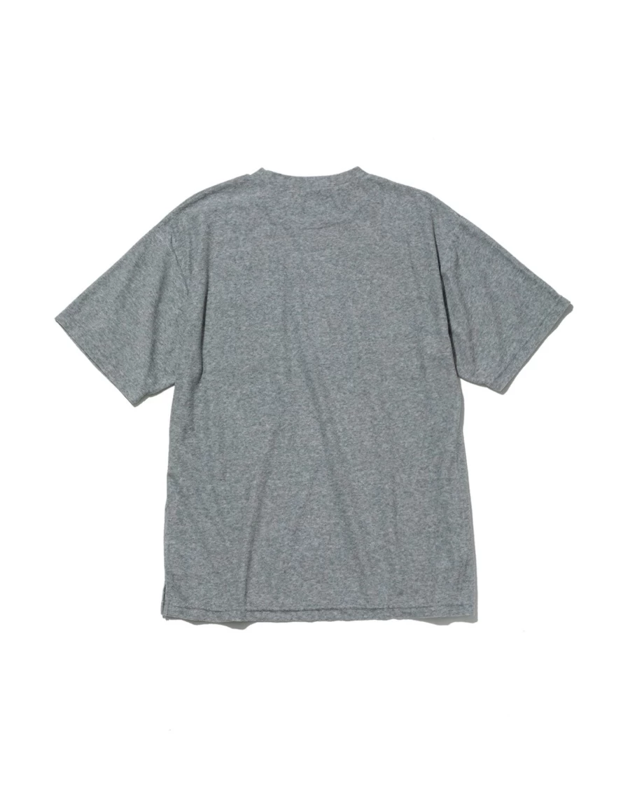 Battenwear Men's Heather Grey Beach Tee - Casual Short Sleeve T-Shirt for Summer
