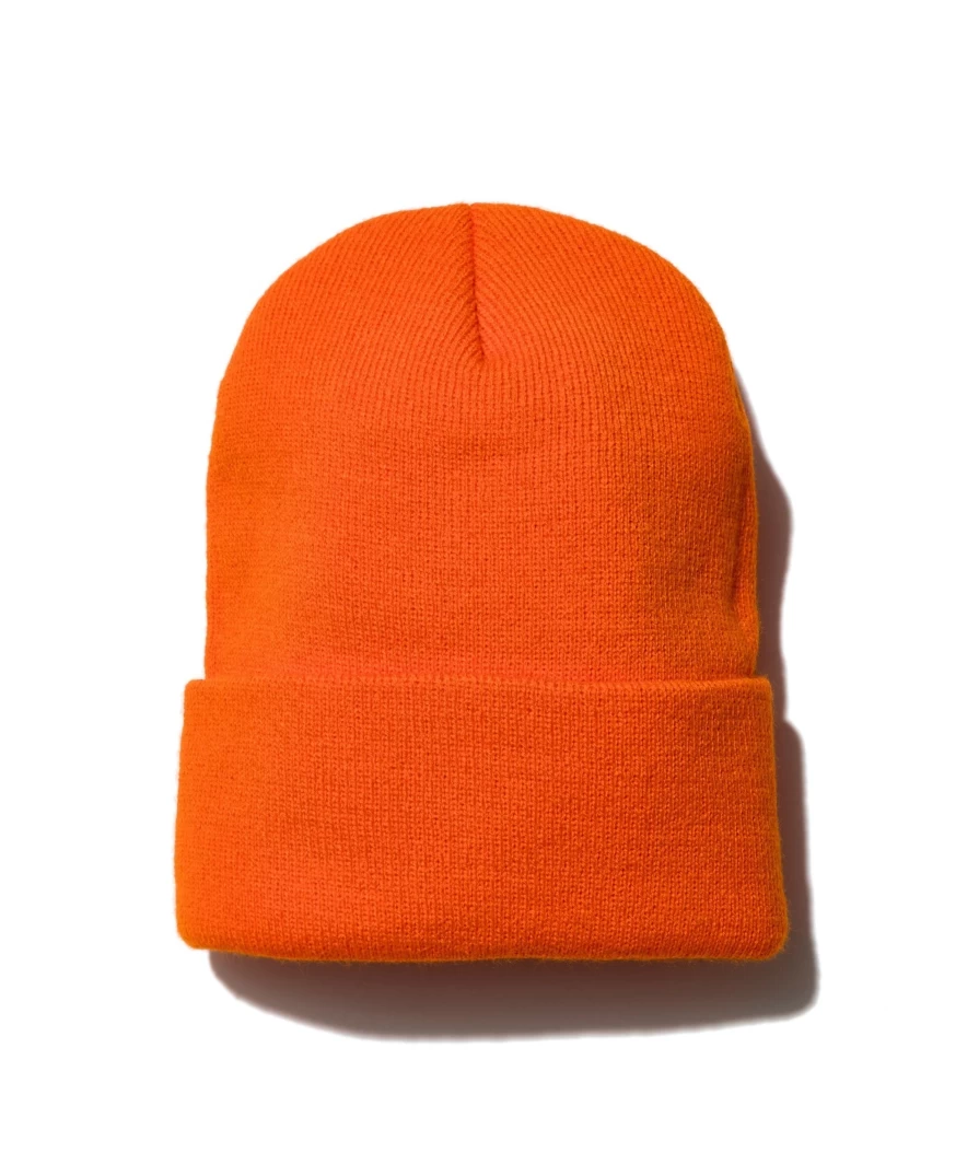 Battenwear Men's Orange Watch Cap V.2 - Classic Casual Beanie for Winter