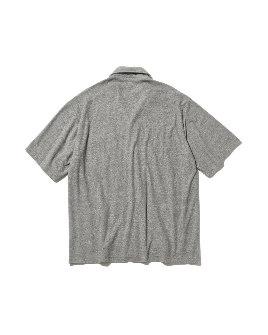 Battenwear Men's Heather Grey Lounge Shirt - Comfortable Casual Wear