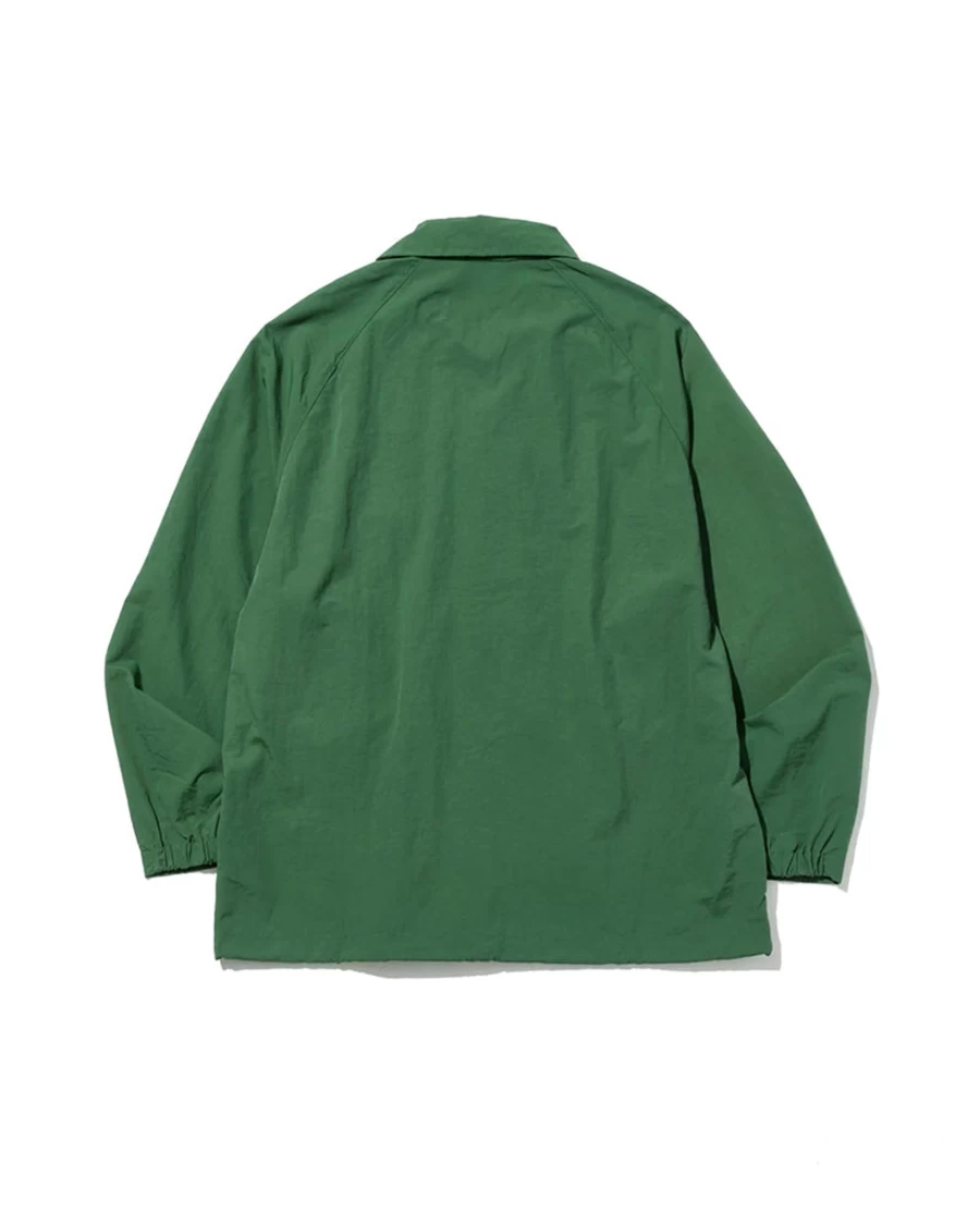 Battenwear Men's Beach Breaker Green Outdoor Windbreaker Jacket
