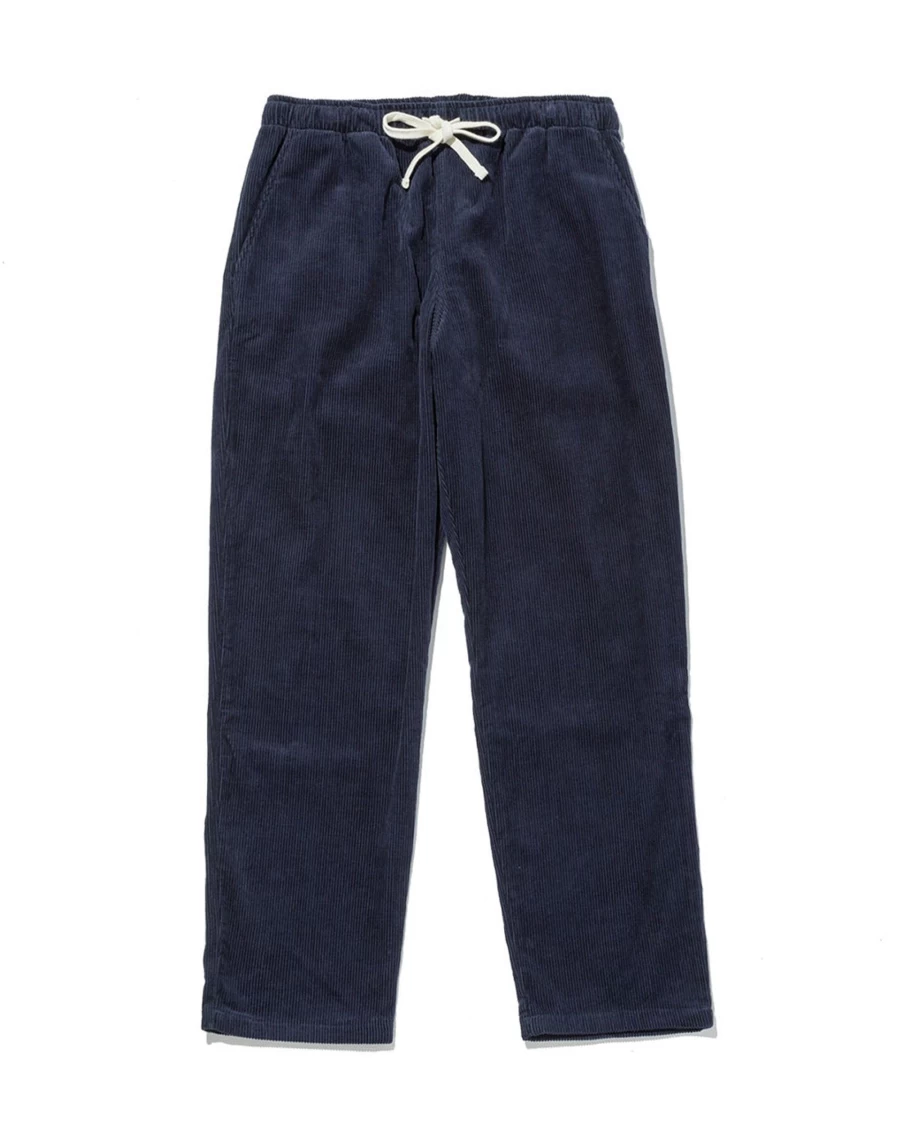 Battenwear Men's Navy Corduroy Active Lazy Pants