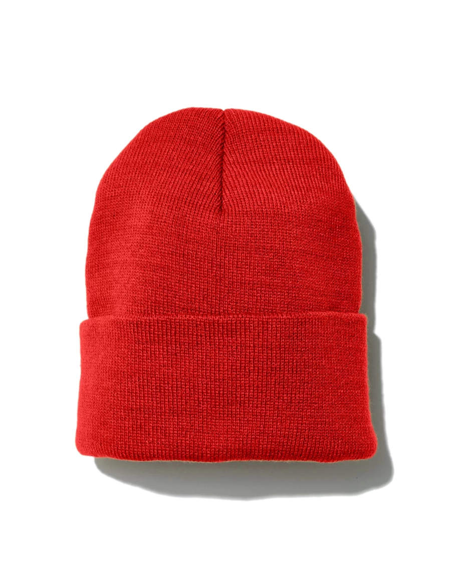 Battenwear Men's Watch Cap V.2 - Dark Red Beanie for Winter