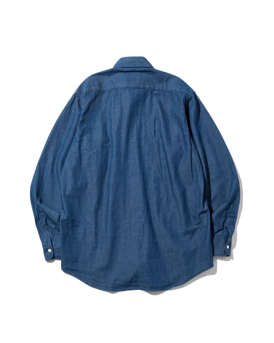 Battenwear Men's Indigo Scout Shirt - Classic Casual Top for Outdoor Style