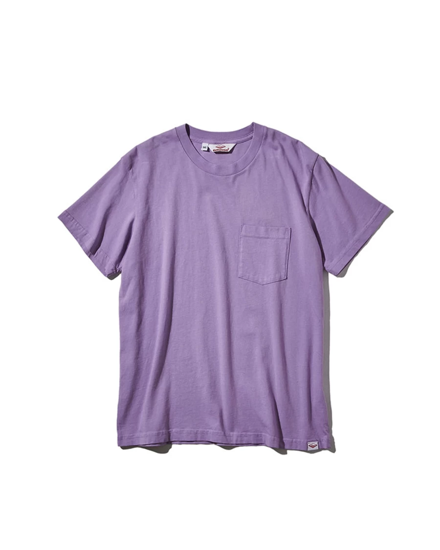 Battenwear Men's Lavender Short Sleeve Pocket T-Shirt - S/S Pocket Tee