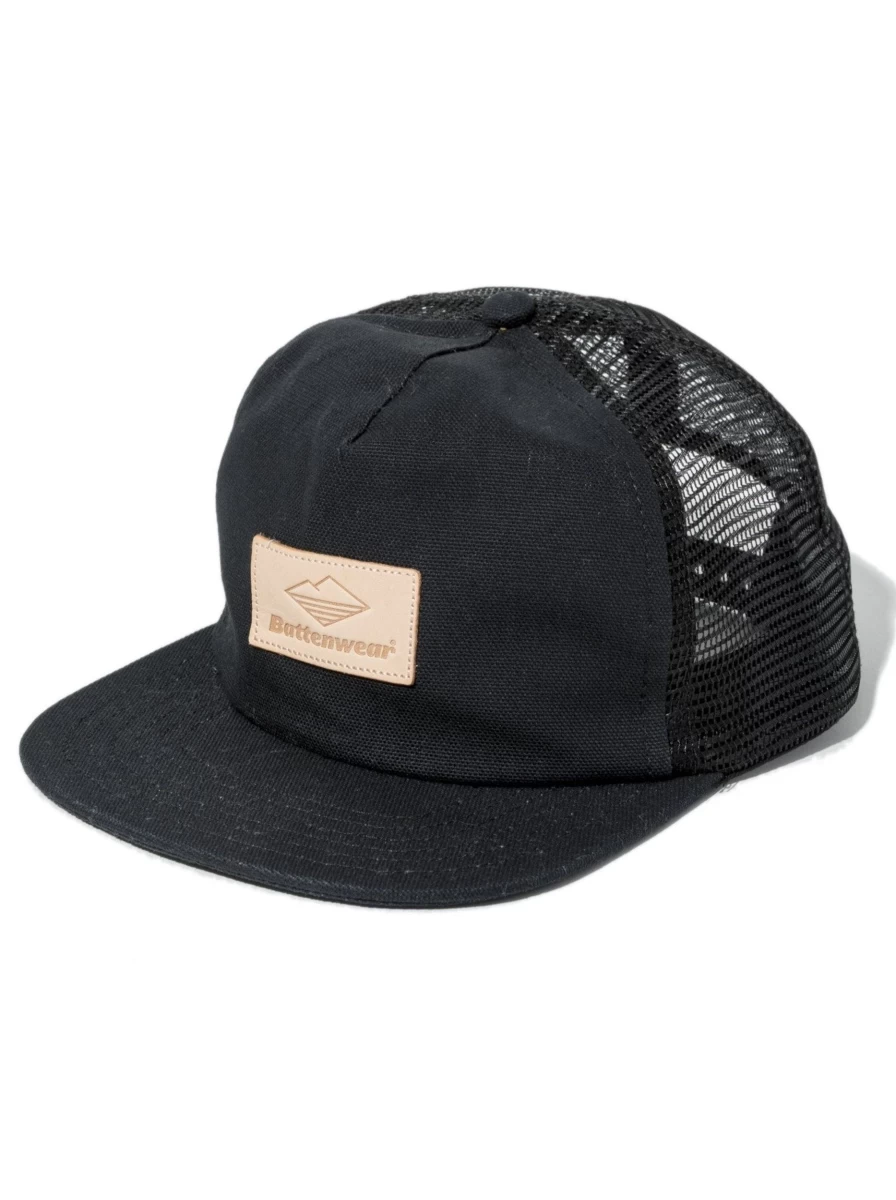 Battenwear Men's Black Club Cap - Classic Adjustable Baseball Hat