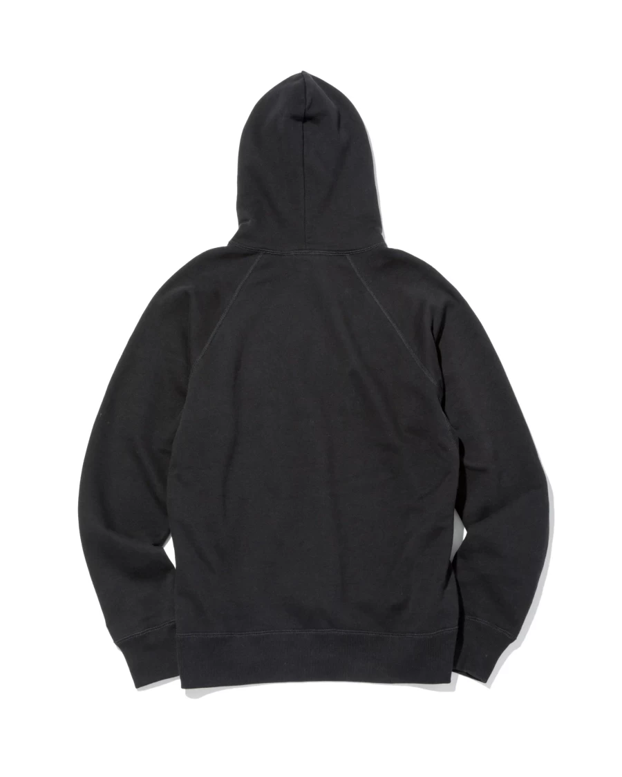 Battenwear Men's Black Reach-Up Hoody - Lightweight Pullover Hoodie for Urban Outdoor Wear