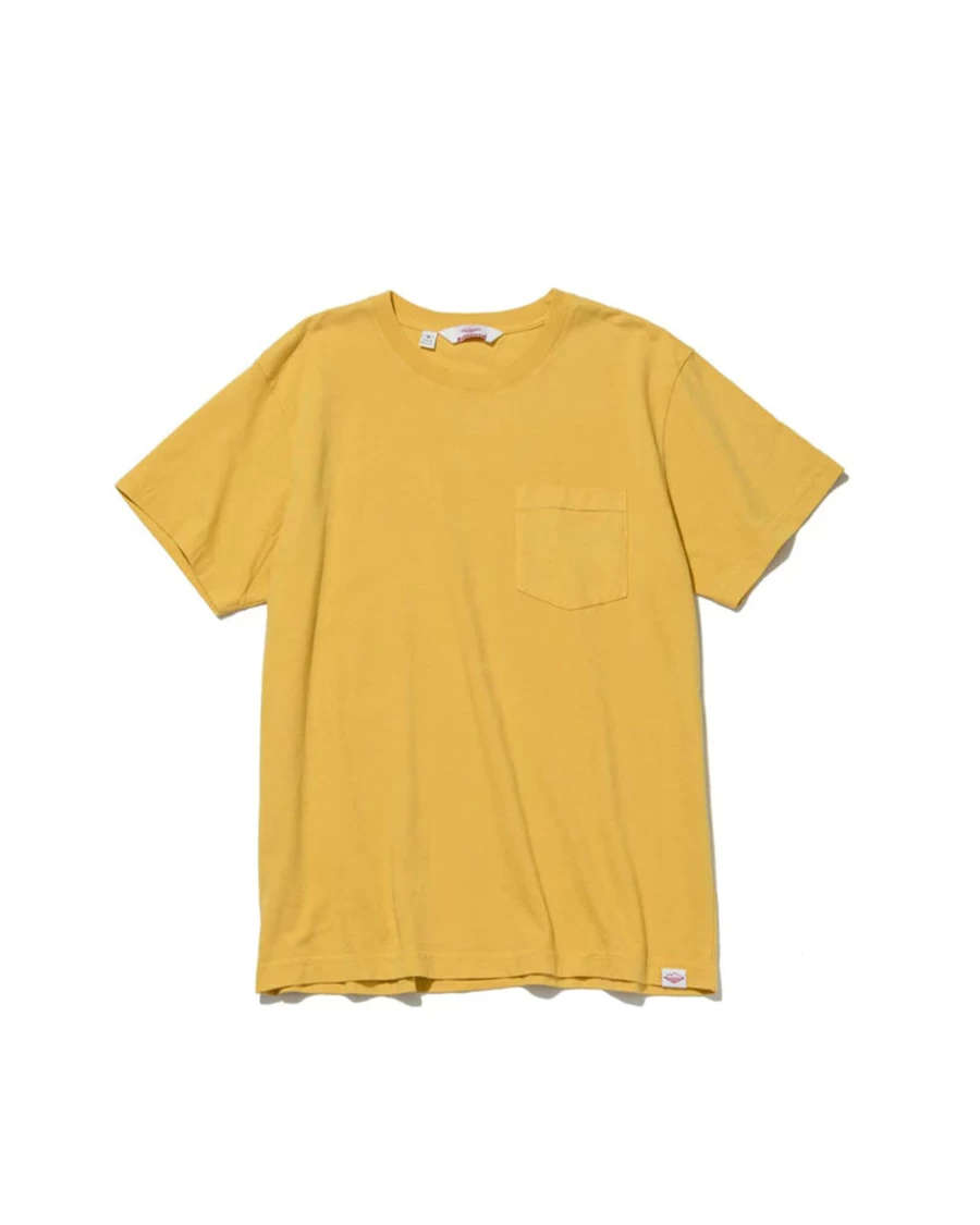 Battenwear Men's Mustard Short-Sleeve Pocket T-Shirt - S/S Pocket Tee