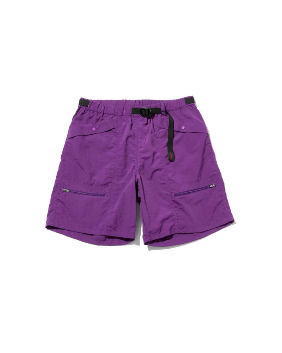 Battenwear Men's Camp Shorts in Purple - Lightweight Outdoor Casual Shorts