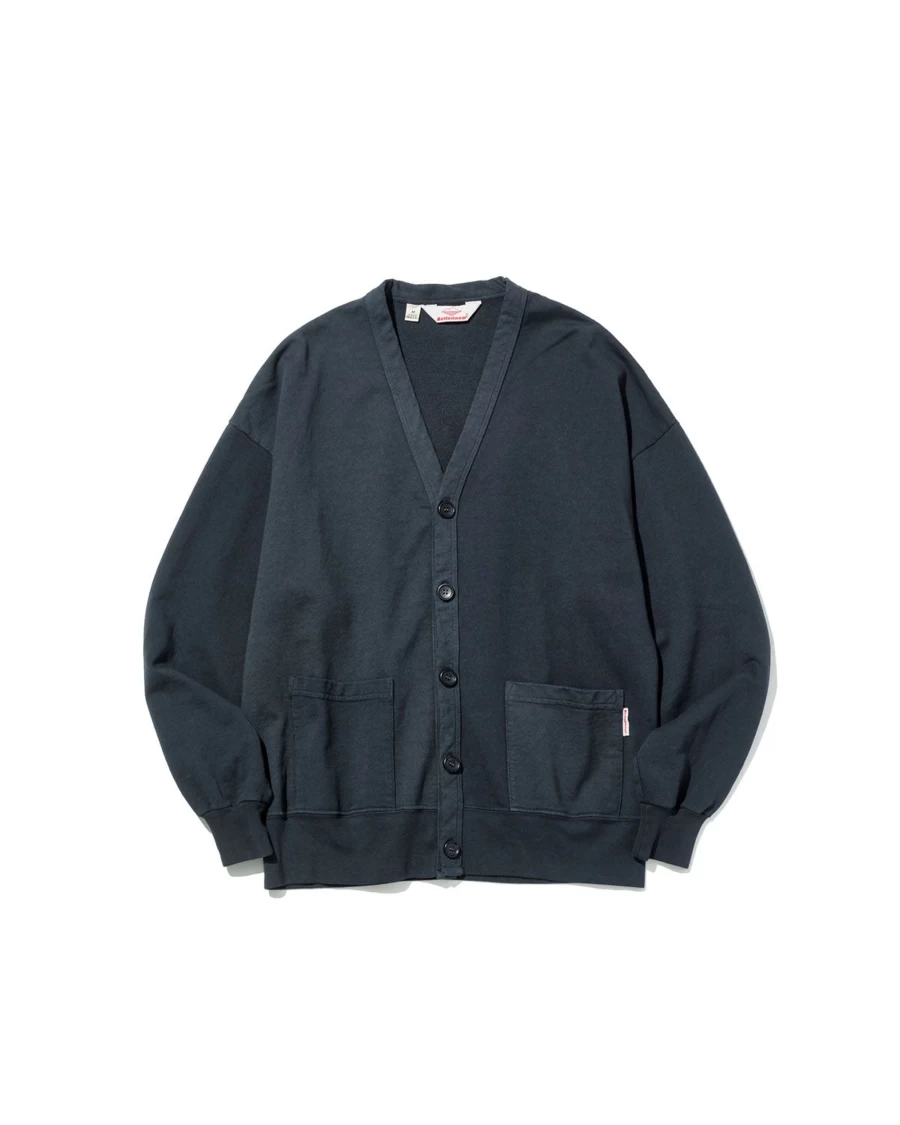 Battenwear Men's Dark Navy Neighbor Cardigan - Classic Comfort Knitwear