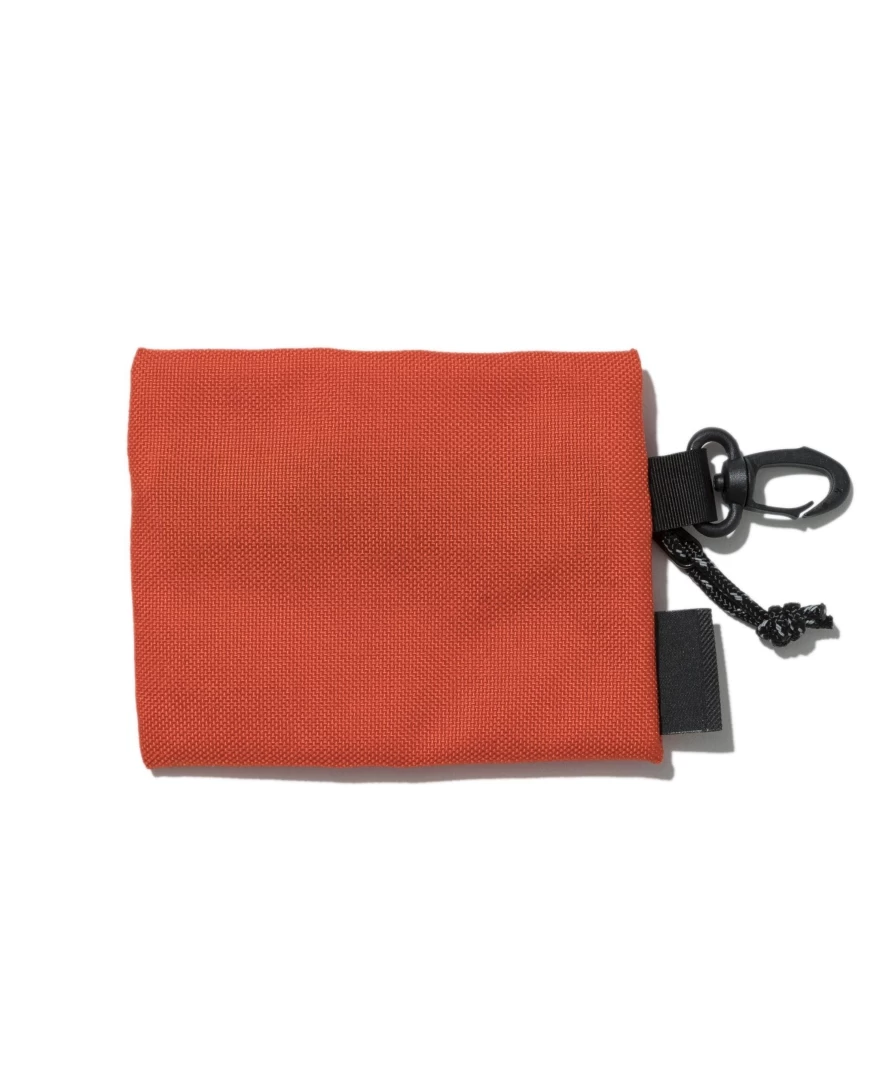 Battenwear Men's Orange Small Zip Pouch - Compact & Durable Storage Accessory