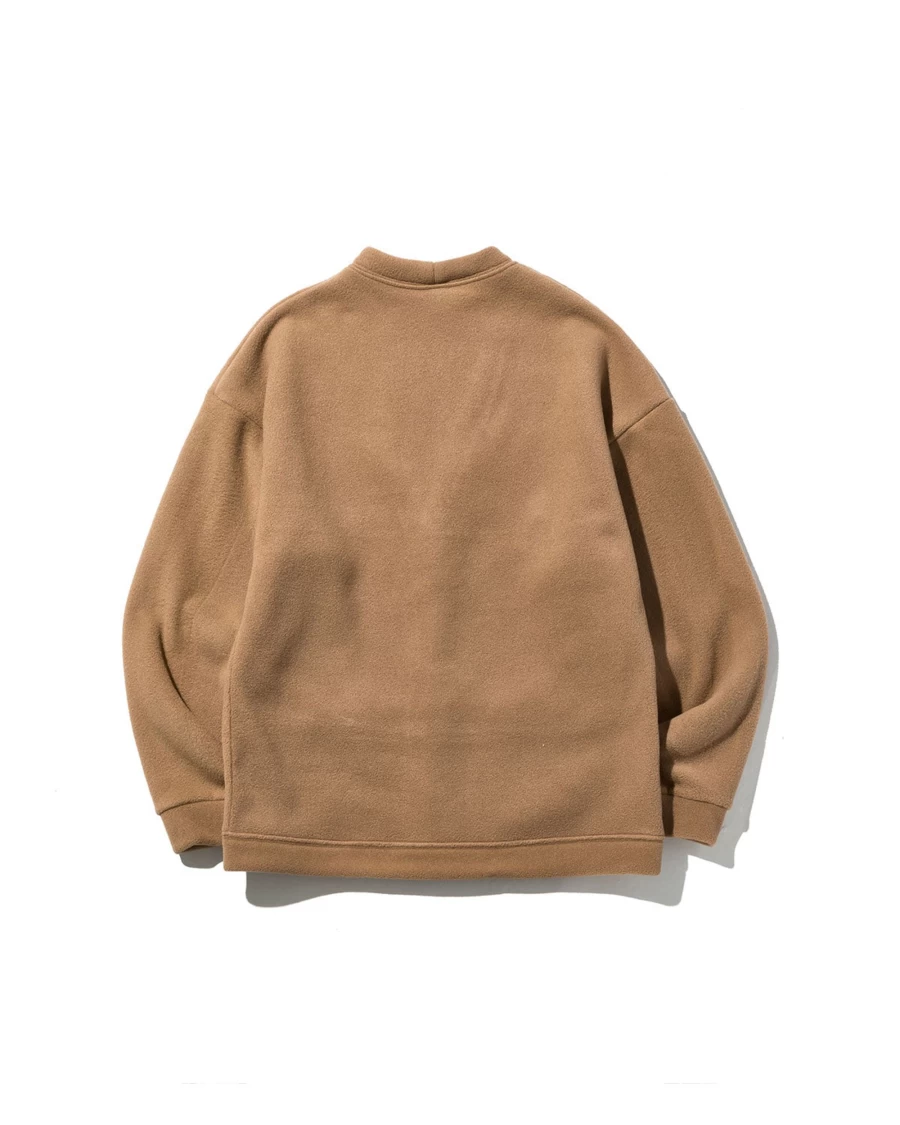 Battenwear Men's Neighbor Cardigan in Cappuccino - Classic Knit Sweater for Men