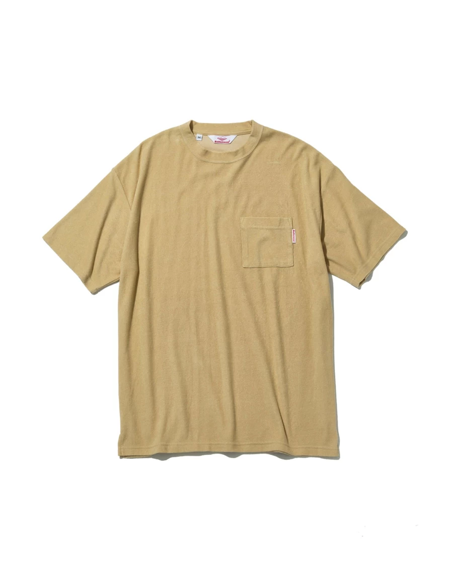 Battenwear Men's Beach Tee in Beige - Casual Comfort Short Sleeve Shirt