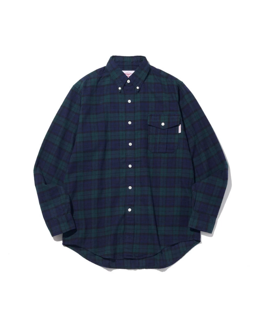 Battenwear Men's Scout Shirt in Black Watch Plaid - BD Style Casual Wear