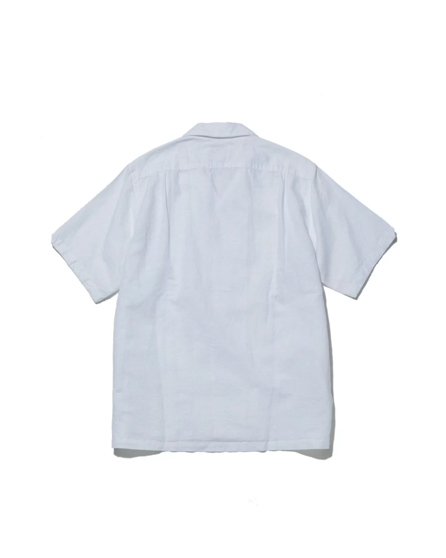 Battenwear Men's White Five Pocket Island Shirt - Casual Comfort Fit