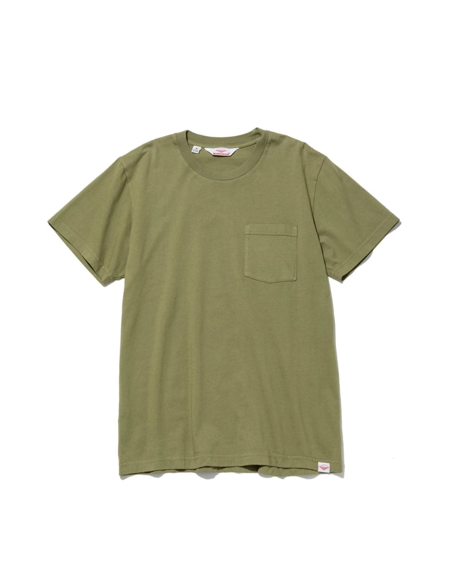 Battenwear Men's Olive Short Sleeve Pocket T-Shirt - S/S Tee
