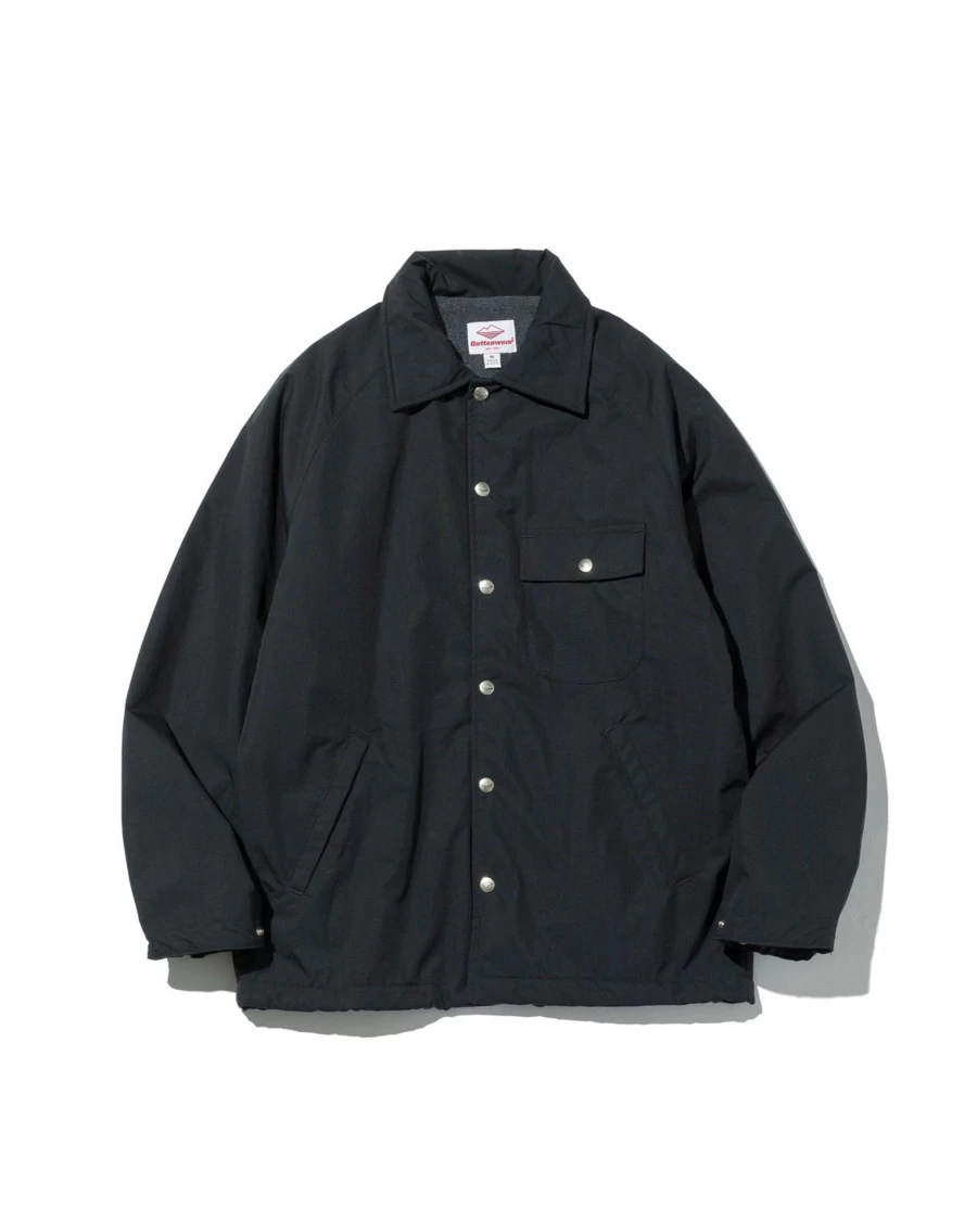 Battenwear Men's Black Beach Breaker Lined Jacket
